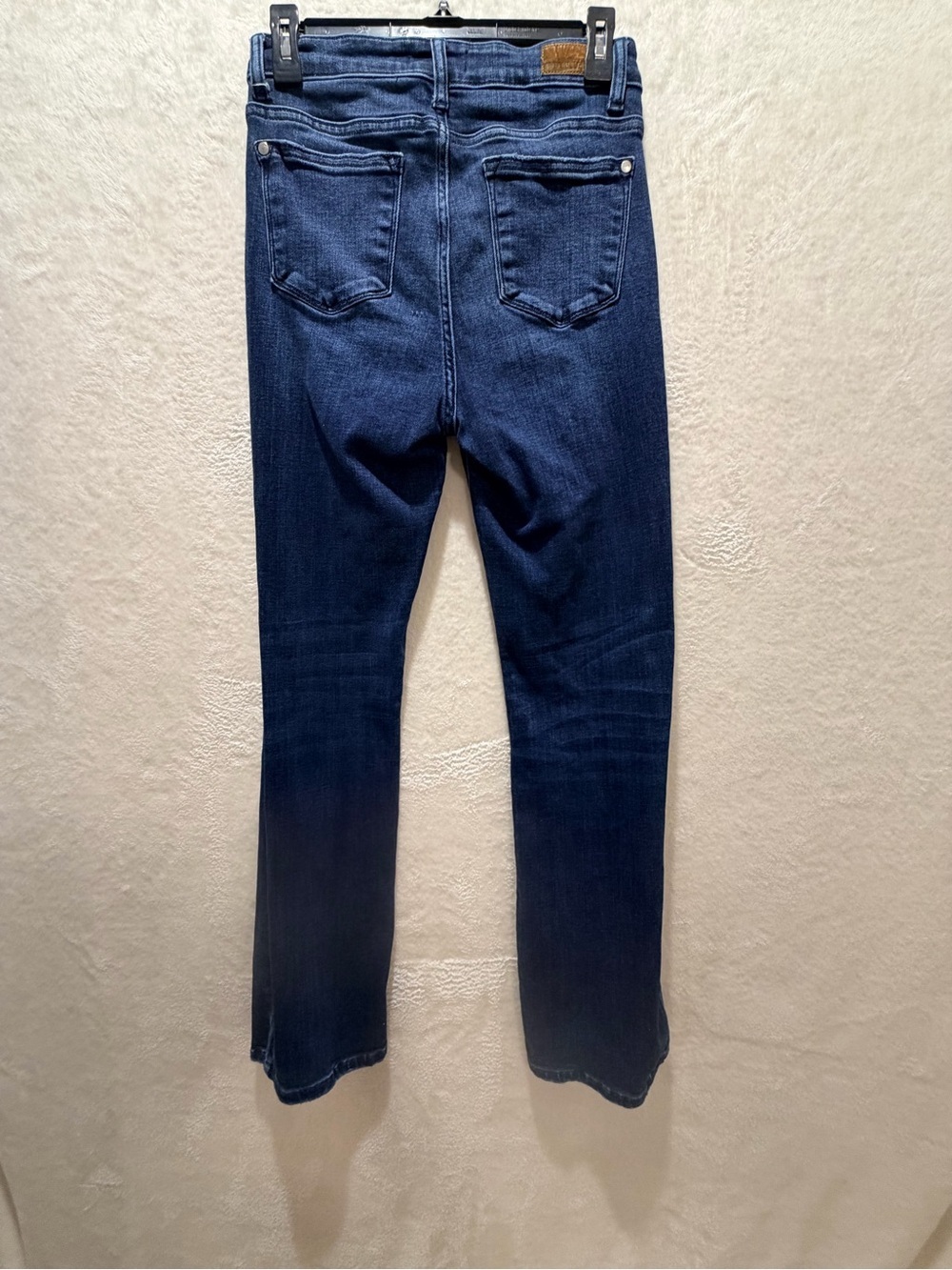 Judy Blue Slim Boot Cut Jeans Mid Rise Stretch Denim Size 27 Dark Wash - Picture 13 of 14